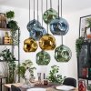 Ripoll Lampadario a sospensione, Lampada a sfera, Lampada a sospensione Écru, Nero, 8-Luci