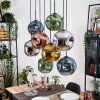 Ripoll Lampadario a sospensione, Lampada a sfera, Lampada a sospensione Écru, Nero, 8-Luci
