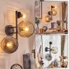 Ripoll Lampada a sfera, Applique Ambrato, Chiaro, Grigio fumo, 3-Luci