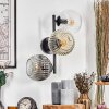 Ripoll Lampada a sfera, Applique Ambrato, Chiaro, Grigio fumo, 3-Luci