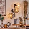 Ripoll Lampada a sfera, Applique Ambrato, Chiaro, Grigio fumo, 3-Luci