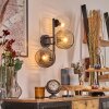 Ripoll Lampada a sfera, Applique Ambrato, Chiaro, Grigio fumo, 3-Luci