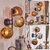 Ripoll Lampada a sfera, Applique Cromo, Oro, Ramato, Grigio fumo, 3-Luci