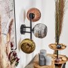 Ripoll Lampada a sfera, Applique Cromo, Oro, Ramato, Grigio fumo, 3-Luci