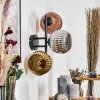 Ripoll Lampada a sfera, Applique Cromo, Oro, Ramato, Grigio fumo, 3-Luci