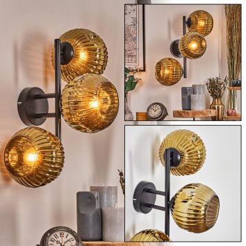 Ripoll Lampada a sfera, Applique Oro, 3-Luci