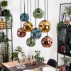 Ripoll Lampadario a sospensione, Lampada a sfera, Lampada a sospensione Écru, Nero, 8-Luci