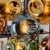 Ripoll Lampadario a sospensione, Lampada a sfera, Lampada a sospensione Écru, Nero, 8-Luci