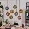 Ripoll Lampadario a sospensione, Lampada a sfera, Lampada a sospensione Écru, Nero, 8-Luci