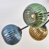 Koyoto Plafoniera, Lampada a sfera 85 cm Blu, Oro, Verde, 8-Luci