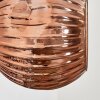 Ripoll Lampada a sfera, Applique Cromo, Ramato, Grigio fumo, 3-Luci