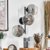 Ripoll Lampada a sfera, Applique Chiaro, Grigio fumo, 3-Luci