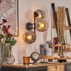 Ripoll Lampada a sfera, Applique Chiaro, Grigio fumo, 3-Luci