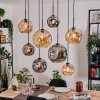 Ripoll Lampadario a sospensione, Lampada a sfera, Lampada a sospensione Écru, Nero, 8-Luci