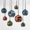 Ripoll Lampadario a sospensione, Lampada a sfera, Lampada a sospensione Écru, Nero, 8-Luci