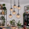 Gastor Lampadario a sospensione, Lampada a sfera, Lampada a sospensione Ambrato, Chiaro, 6-Luci