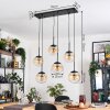 Gastor Lampadario a sospensione, Lampada a sfera, Lampada a sospensione Ambrato, Chiaro, 6-Luci