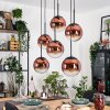 Gastor Lampadario a sospensione, Lampada a sfera, Lampada a sospensione Chiaro, Ramato, 6-Luci