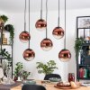 Gastor Lampadario a sospensione, Lampada a sfera, Lampada a sospensione Chiaro, Ramato, 6-Luci