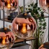 Gastor Lampadario a sospensione, Lampada a sfera, Lampada a sospensione Chiaro, Ramato, 6-Luci