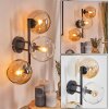Koyoto Lampada a sfera, Applique Ambrato, Chiaro, 3-Luci
