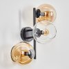 Koyoto Lampada a sfera, Applique Ambrato, Chiaro, 3-Luci