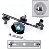 Gastor Lampada a sfera, Applique Grigio fumo, 3-Luci
