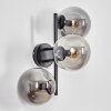 Gastor Lampada a sfera, Applique Grigio fumo, 3-Luci