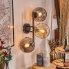 Gastor Lampada a sfera, Applique Ambrato, Grigio fumo, 3-Luci