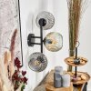 Ripoll Lampada a sfera, Applique Ambrato, Chiaro, Grigio fumo, 3-Luci