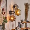 Ripoll Lampada a sfera, Applique Oro, Chiaro, Ramato, Grigio fumo, 3-Luci
