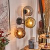 Ripoll Lampada a sfera, Applique Oro, Chiaro, Ramato, Grigio fumo, 3-Luci