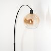 Koyoto Lampada da terra, Lampade ad arco Nero, 1-Luce