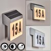 Vanhaniemi Lampada da parete per esterno, Lampada per numero civico LED Grigio, Bianco, 1-Luce