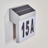 Vanhaniemi Lampada da parete per esterno, Lampada per numero civico LED Grigio, Bianco, 1-Luce