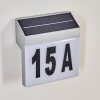 Vanhaniemi Lampada da parete per esterno, Lampada per numero civico LED Grigio, Bianco, 1-Luce