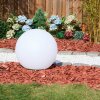 Ilorn Lampada a sfera, Lampada con piedistallo, Illuminazione viale LED Bianco, 1-Luce, Telecomando