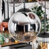 Gastor Lampadario a sospensione, Lampada a sfera, Lampada a sospensione Ambrato, Cromo, Chiaro, Ramato, Grigio fumo, 6-Luci
