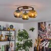 Koyoto Plafoniera, Lampada a sfera Blu, Oro, Verde, 3-Luci