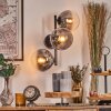 Gastor Lampada a sfera, Applique Chiaro, Grigio fumo, 3-Luci