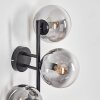 Gastor Lampada a sfera, Applique Chiaro, Grigio fumo, 3-Luci