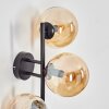 Gastor Lampada a sfera, Applique Ambrato, 3-Luci