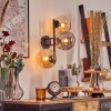 Gastor Lampada a sfera, Applique Ambrato, Grigio fumo, 3-Luci