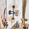 Gastor Lampada a sfera, Applique Ambrato, Chiaro, Grigio fumo, 3-Luci