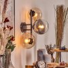 Gastor Lampada a sfera, Applique Ambrato, Chiaro, Grigio fumo, 3-Luci