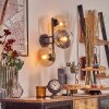 Gastor Lampada a sfera, Applique Ambrato, Chiaro, Grigio fumo, 3-Luci