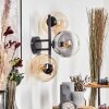 Gastor Lampada a sfera, Applique Ambrato, Chiaro, Grigio fumo, 3-Luci