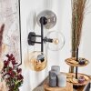 Gastor Lampada a sfera, Applique Ambrato, Chiaro, Grigio fumo, 3-Luci