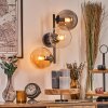 Gastor Lampada a sfera, Applique Ambrato, Chiaro, Grigio fumo, 3-Luci