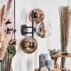 Koyoto Lampada a sfera, Applique Cromo, Oro, Chiaro, Ramato, Grigio fumo, 3-Luci